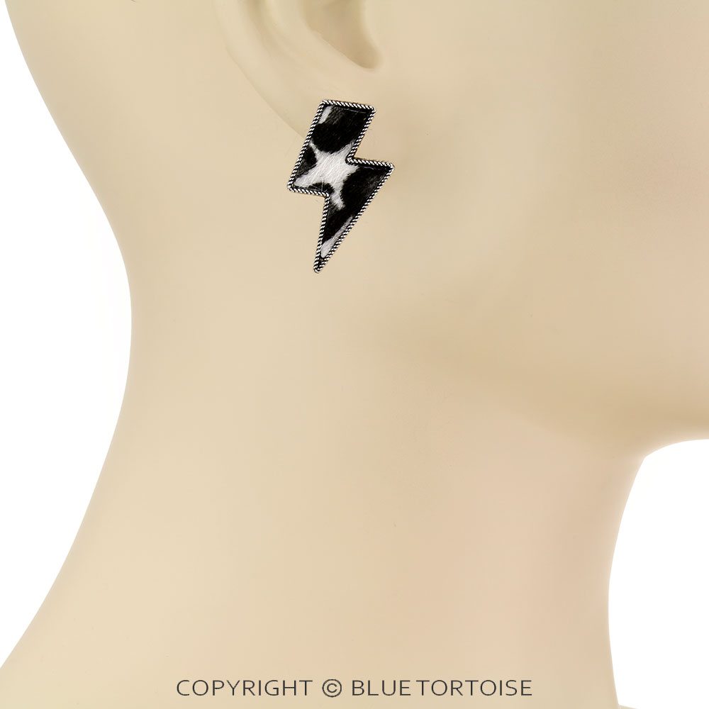Western Thunder Bolt 3 Pair Earring Set - Image 2