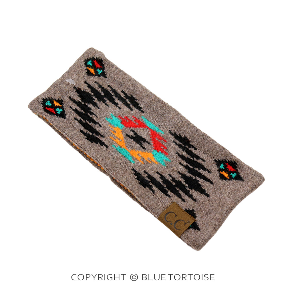 C.C Soft Aztec Pattern Headwrap