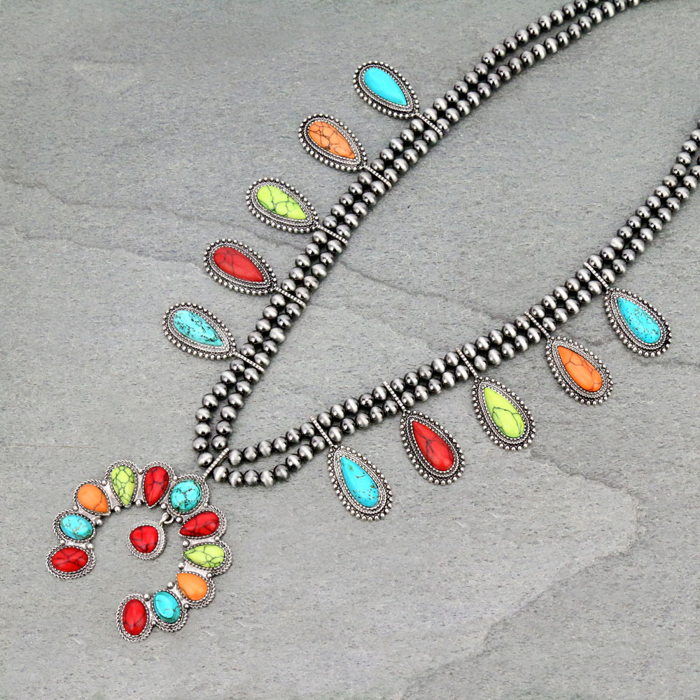 Western Squash Blossom Necklace
