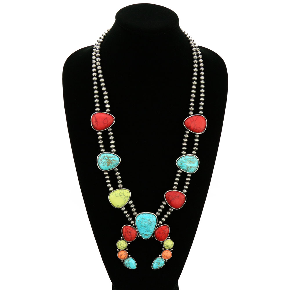 Western Squash Blossom Necklace - Image 2