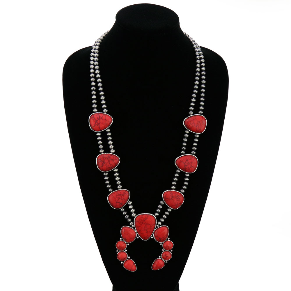 Western Squash Blossom Necklace - Image 2