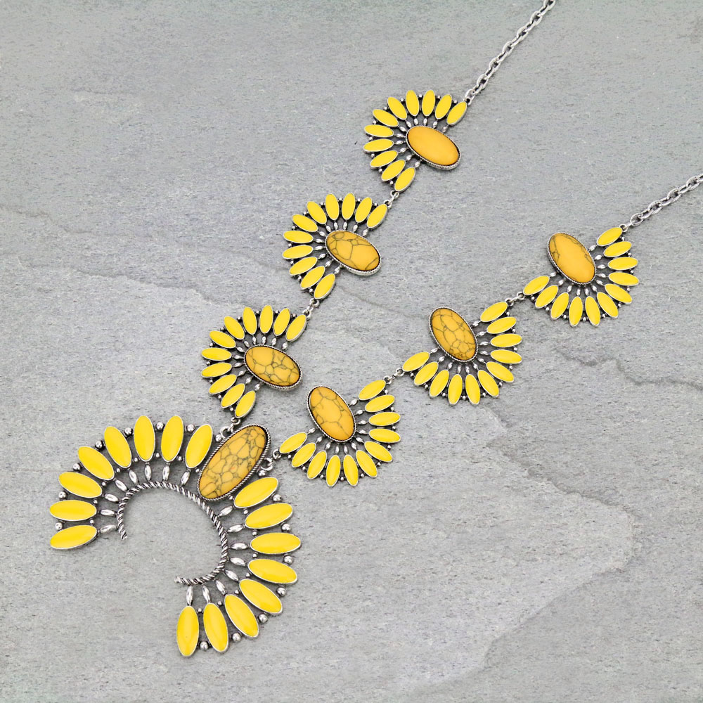 Western Squash Blossom Necklace