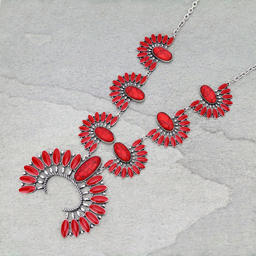 Western Squash Blossom Necklace
