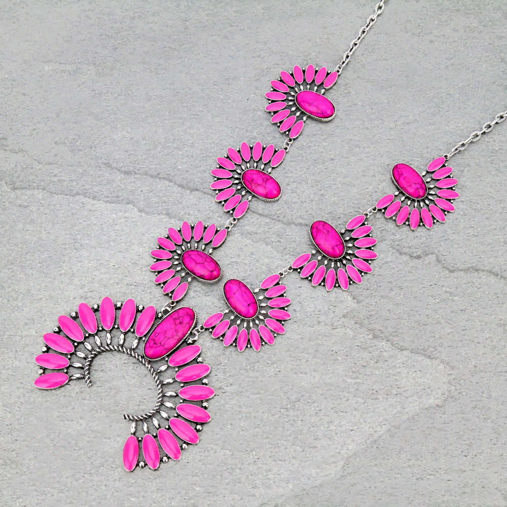 Western Squash Blossom Necklace