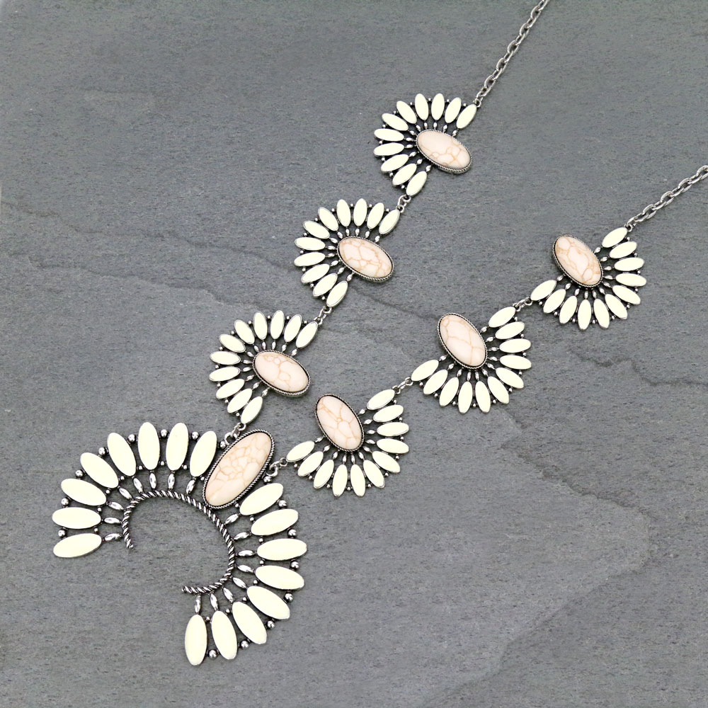 Western Squash Blossom Necklace