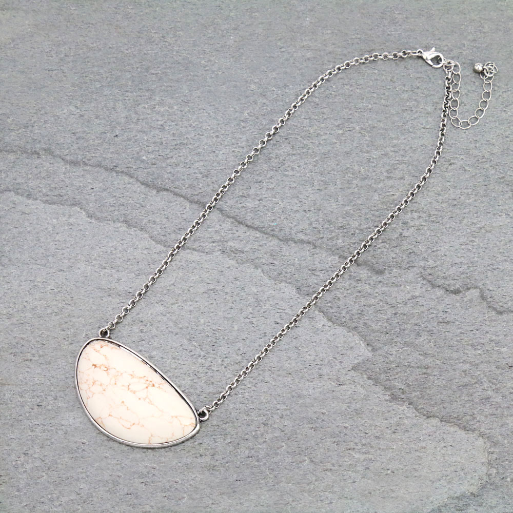 Western Style Stone Necklace