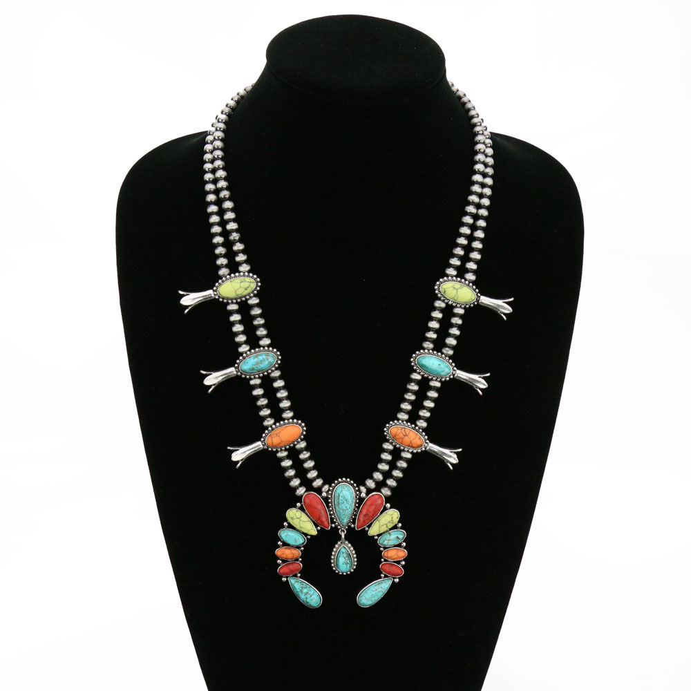 Western Squash Blossom Necklace - Image 2