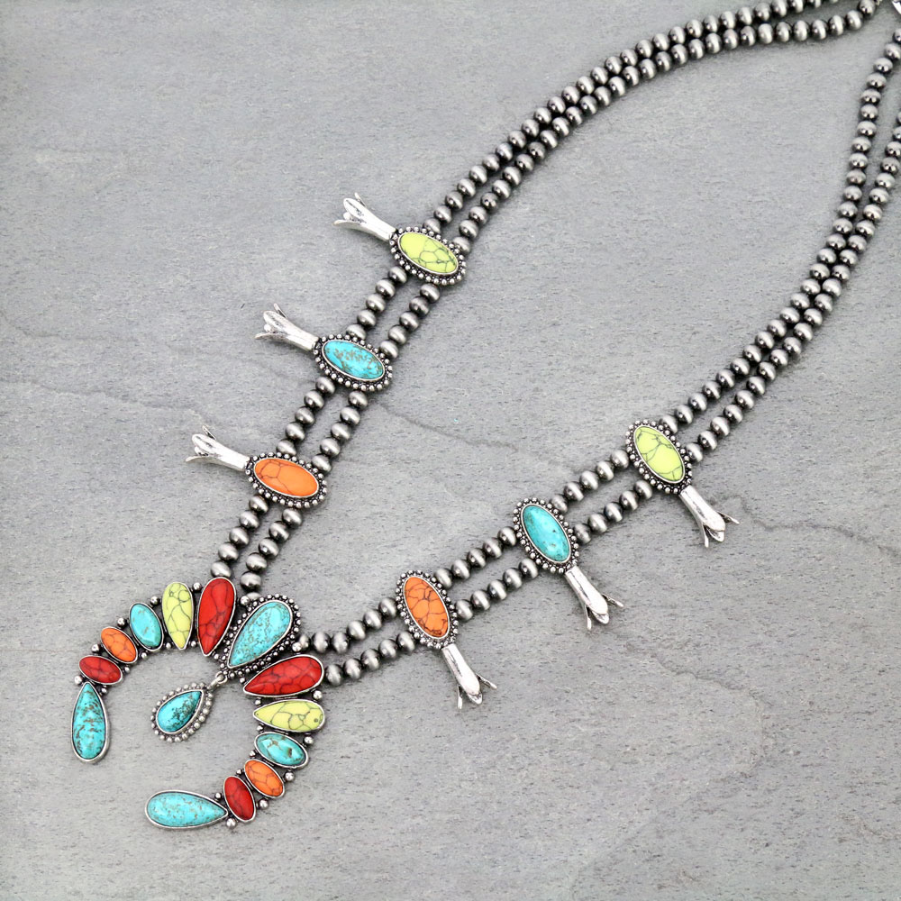 Western Squash Blossom Necklace