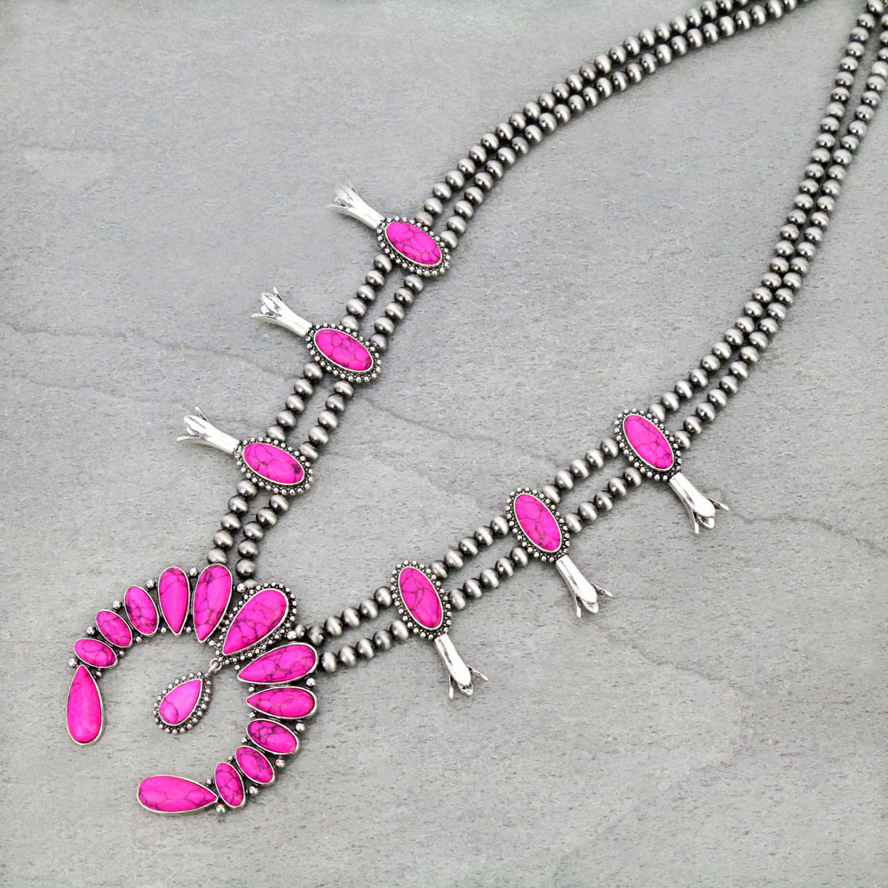 Western Squash Blossom Necklace