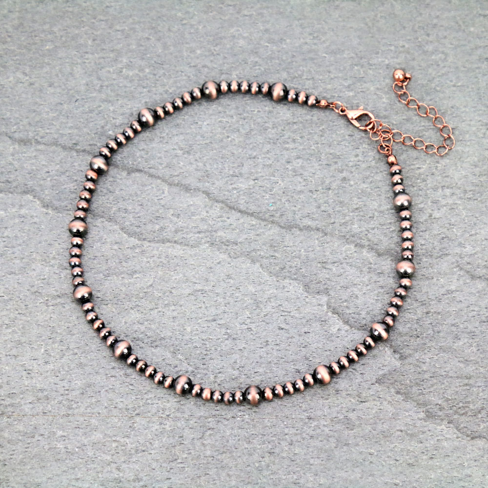 4mm Navajo Style Pearl Choker