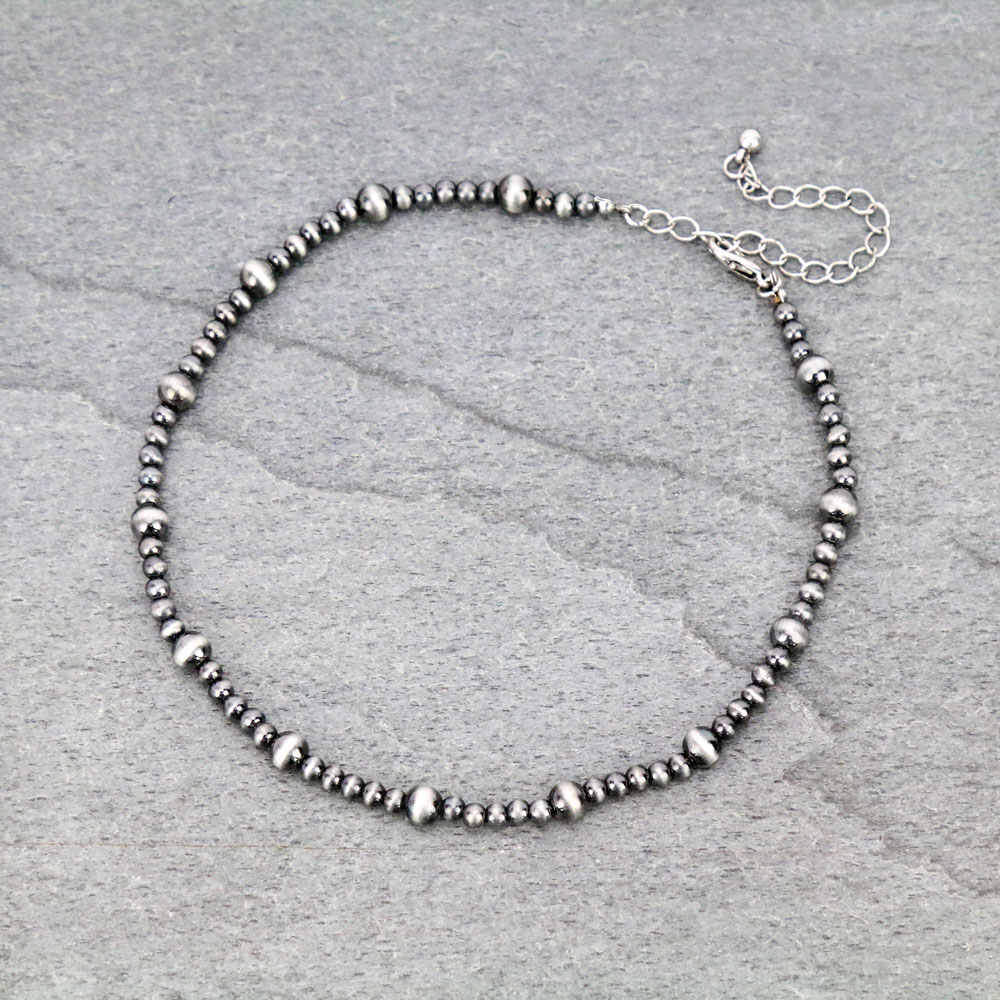 4mm Navajo Style Pearl Choker