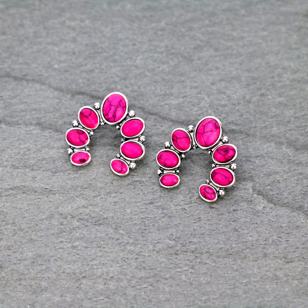 Squash Blossom Stud Earrings