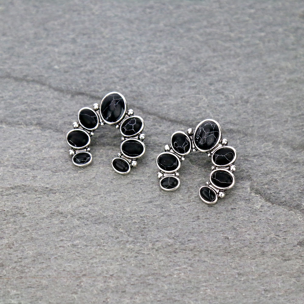 Squash Blossom Stud Earrings