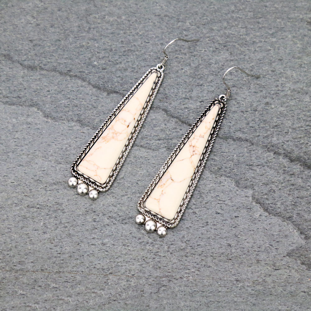 Western Stone Dangle Earrings