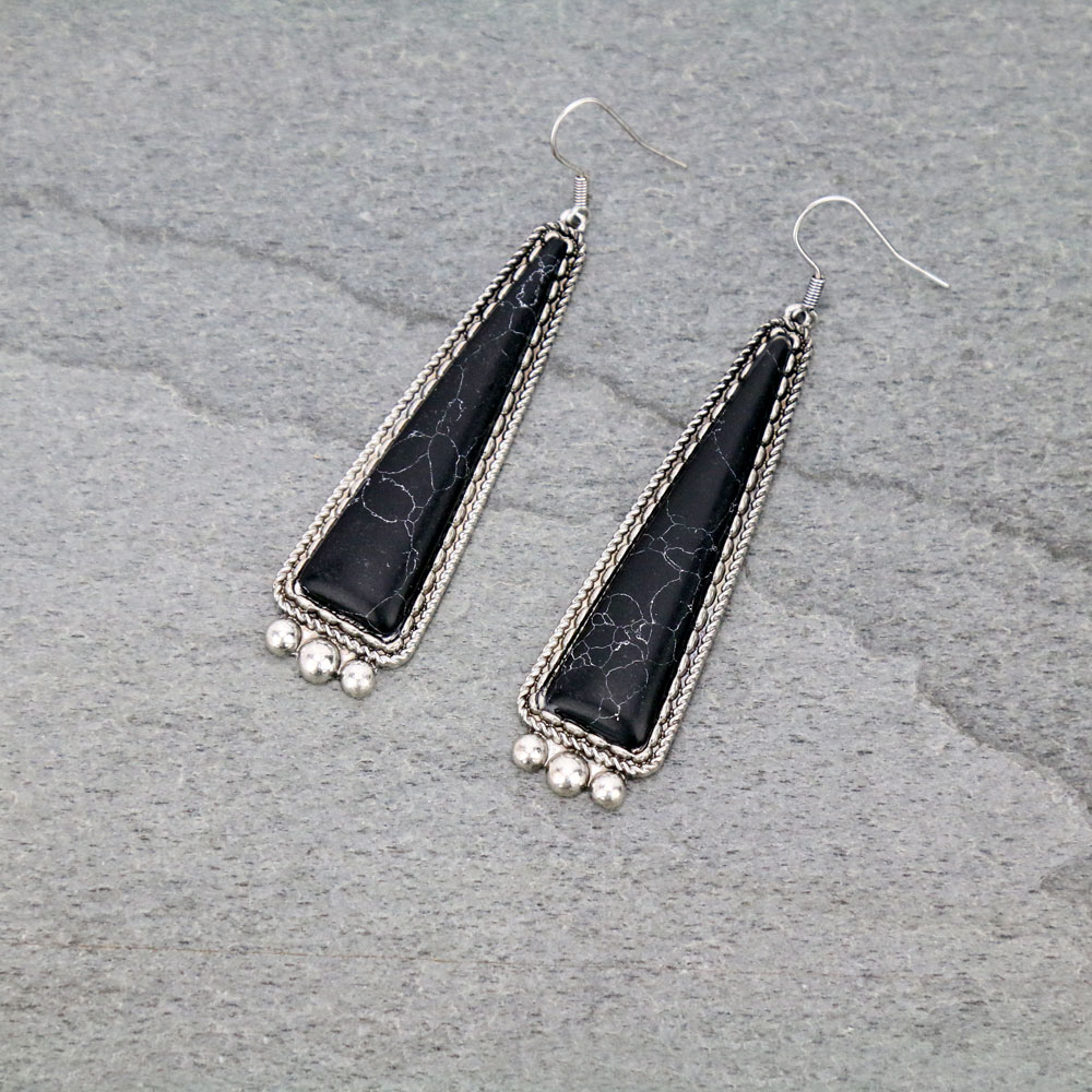 Western Stone Dangle Earrings