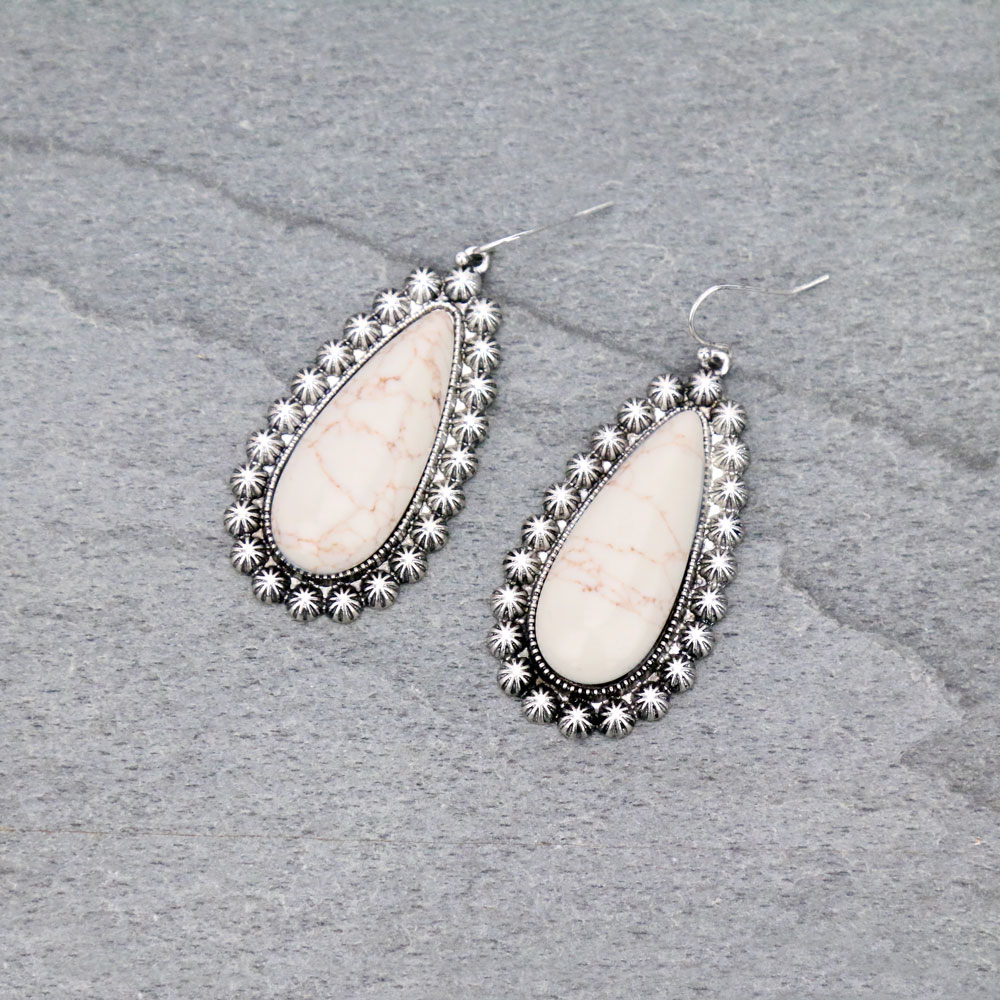 Western Stone Dangle Earrings