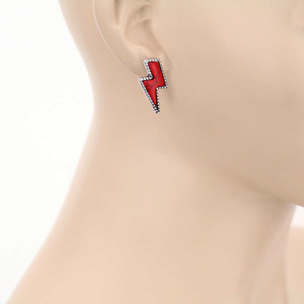 Thunder Stud Earrings - Image 2