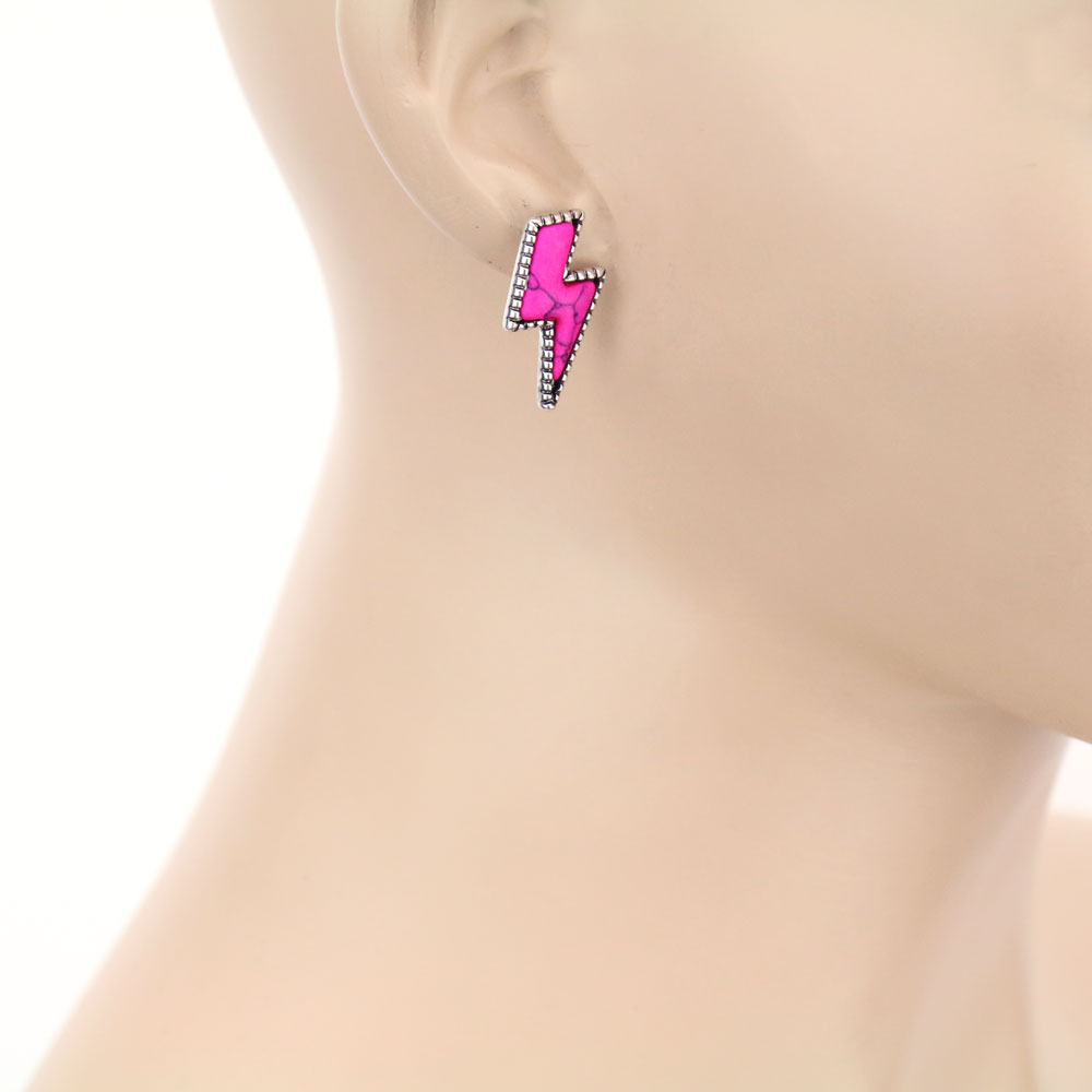 Thunder Stud Earrings - Image 2