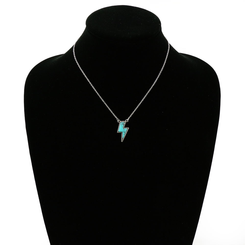 Thunder Stone Pendant Necklace - Image 2