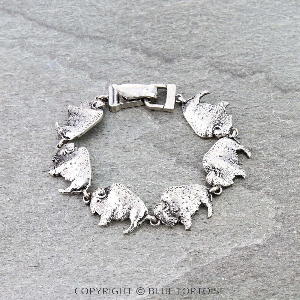 Western Buffalo Magnetic Bracelet