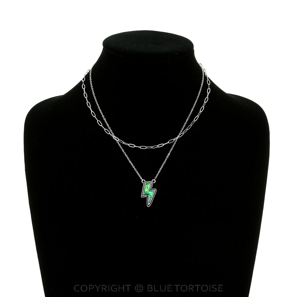 2Row Western Thunder Stone Necklace - Image 2