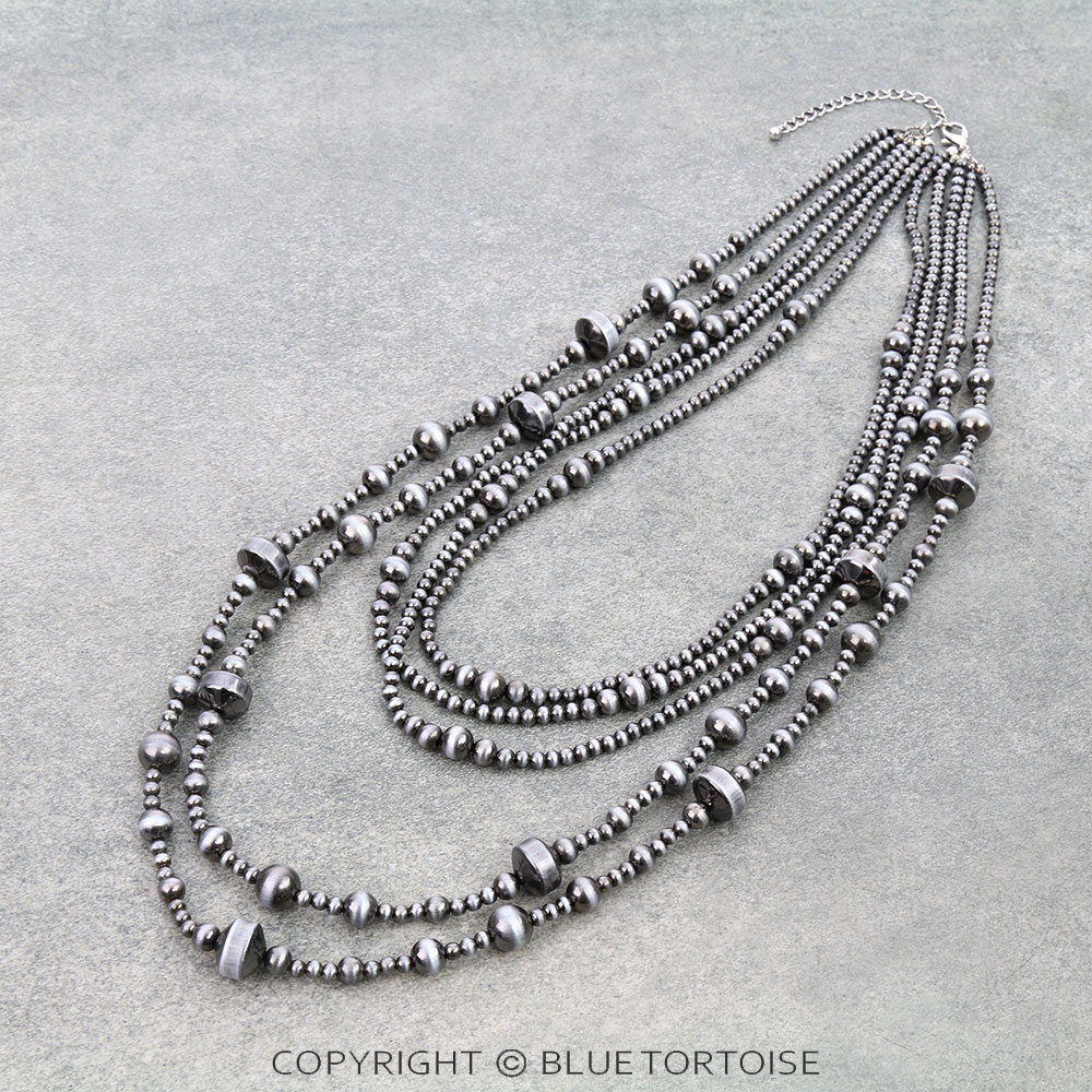 5Row Navajo Style Pearl Necklace