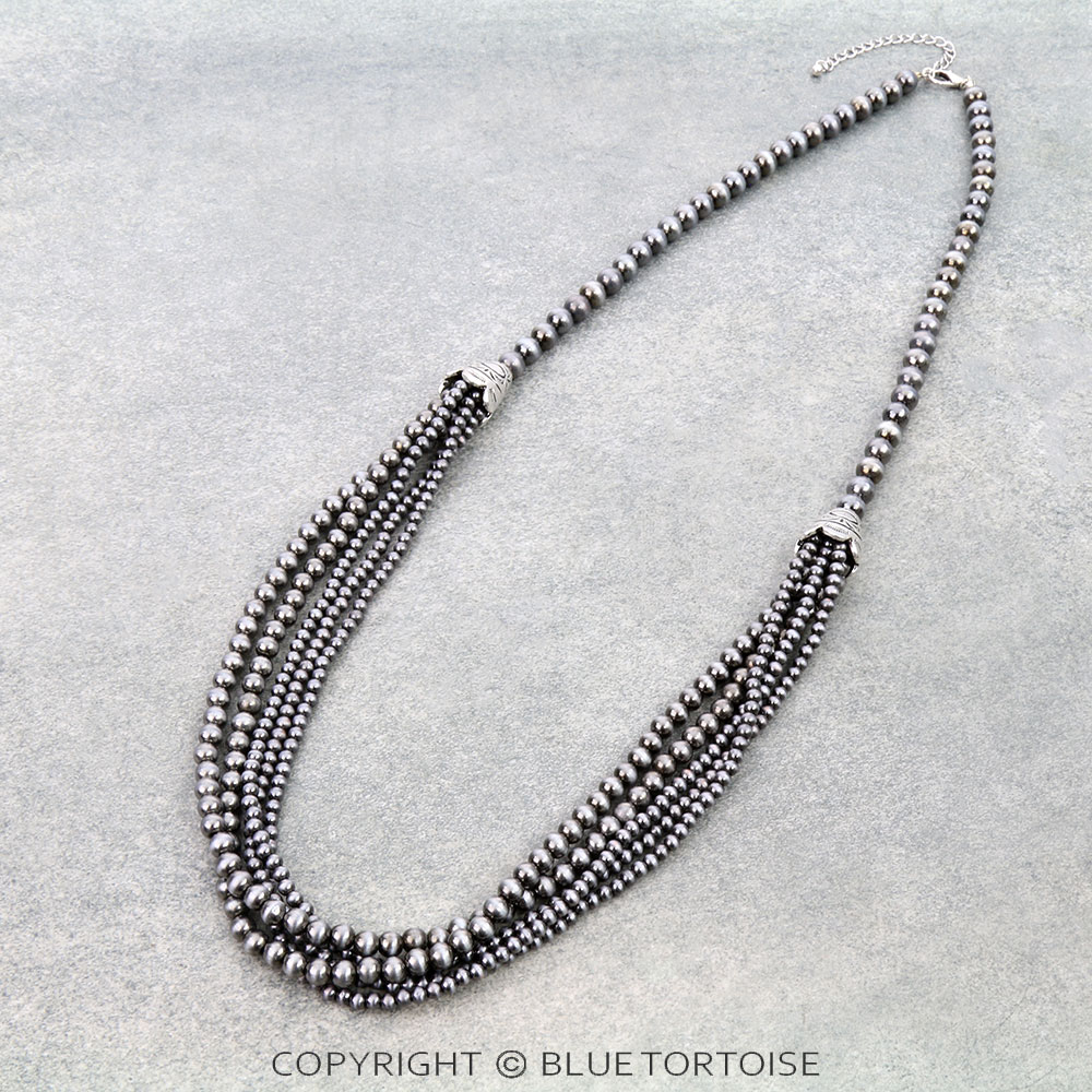 5Row Navajo Style Pearl Necklace