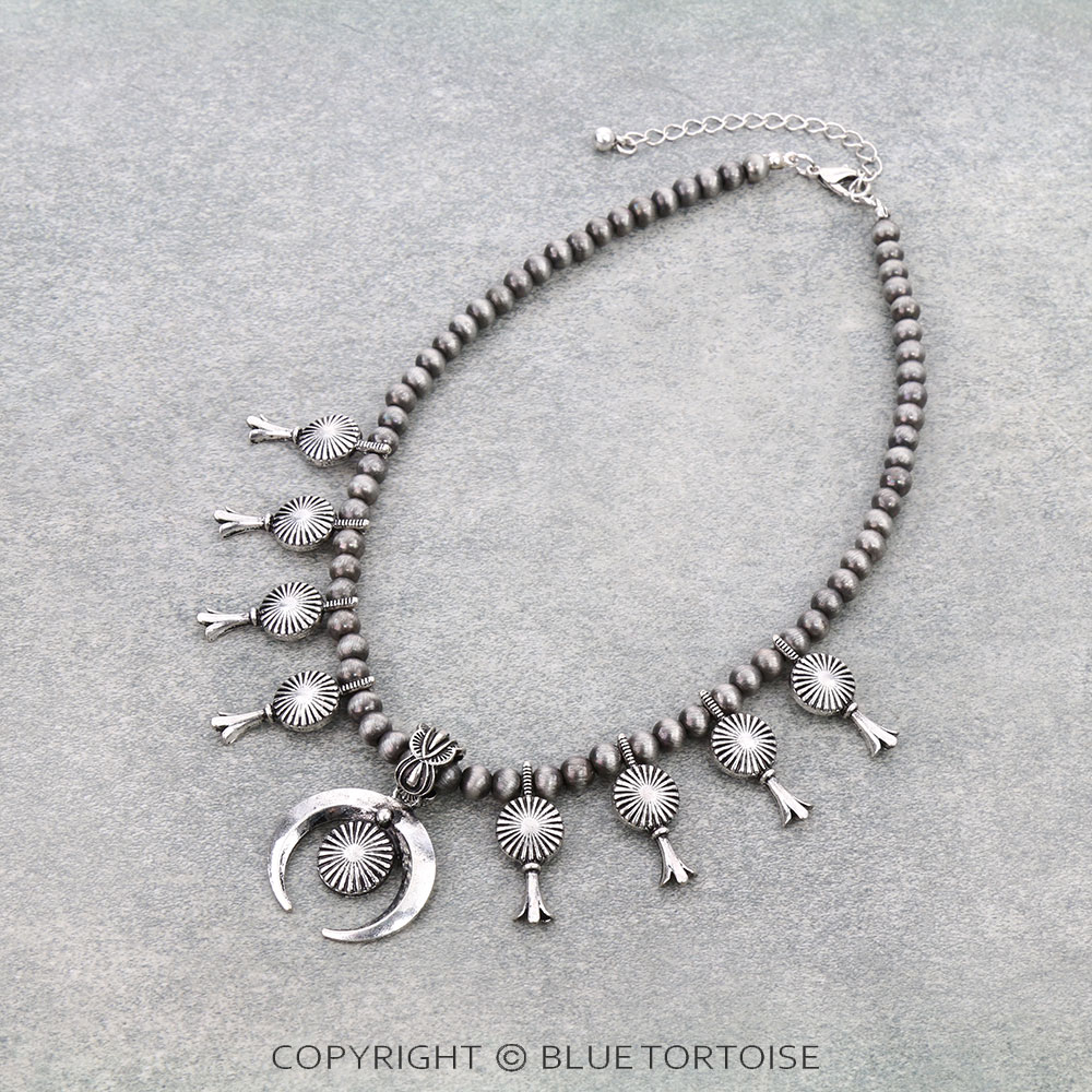 Western Squash Blossom Necklace