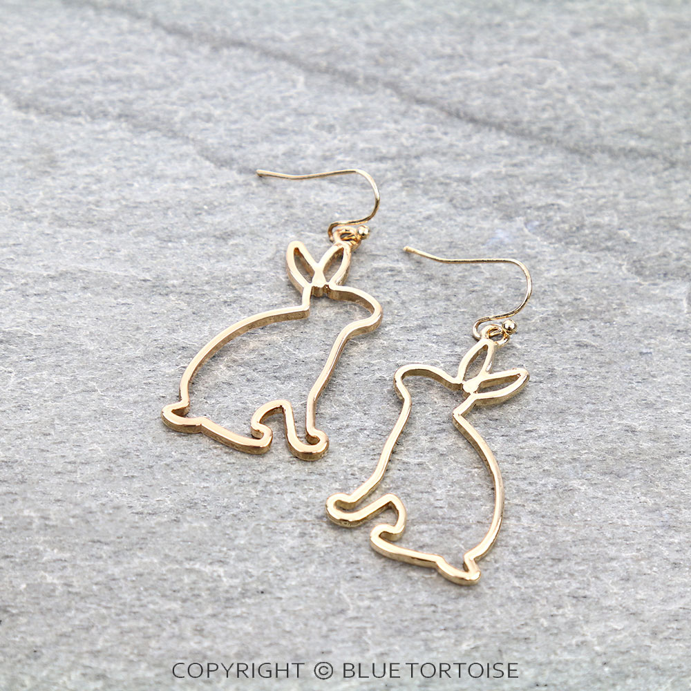 Easter Bunny Dangle Earrings