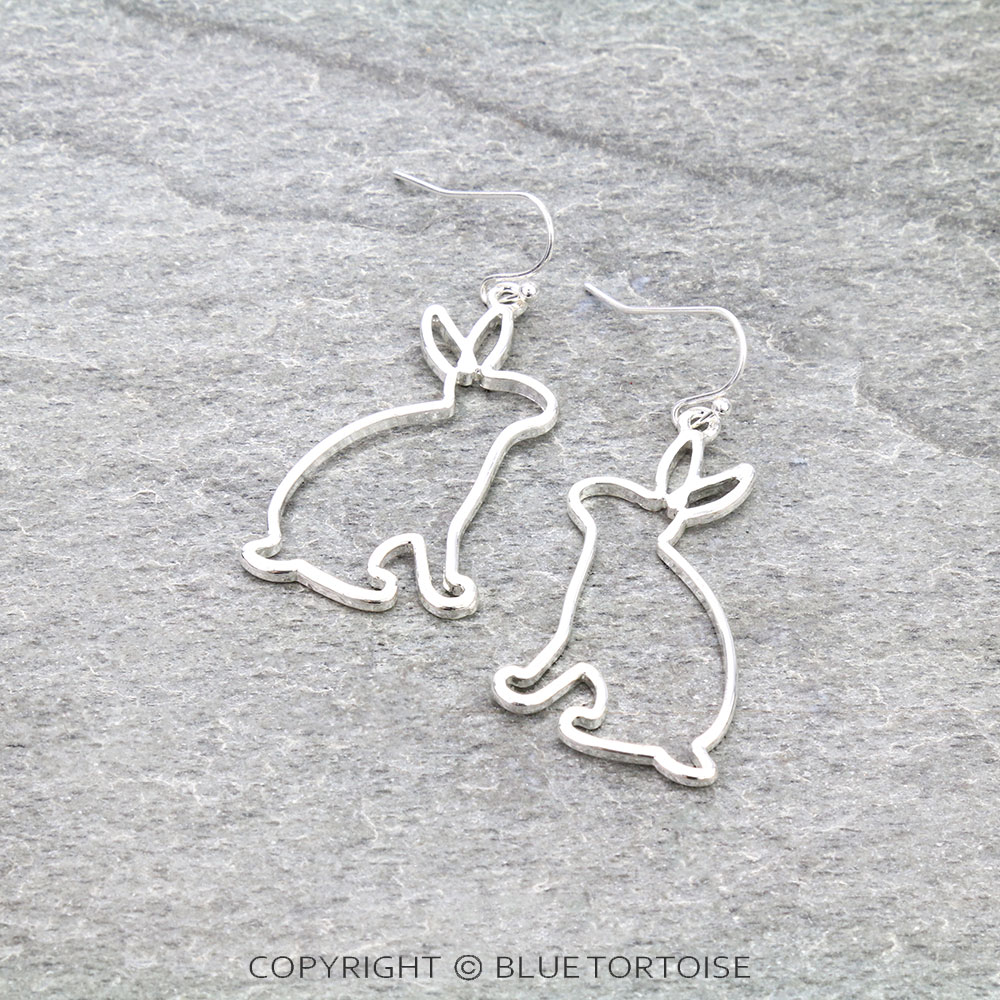 Easter Bunny Dangle Earrings