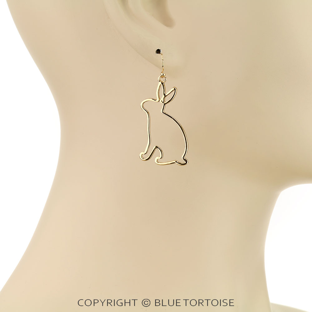 Easter Bunny Dangle Earrings - Image 2