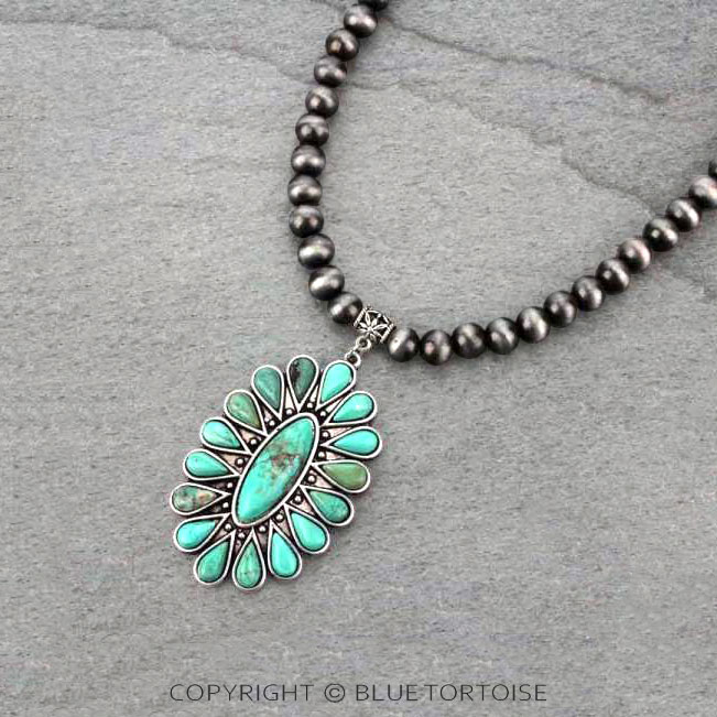 16" Natural Stone Necklace