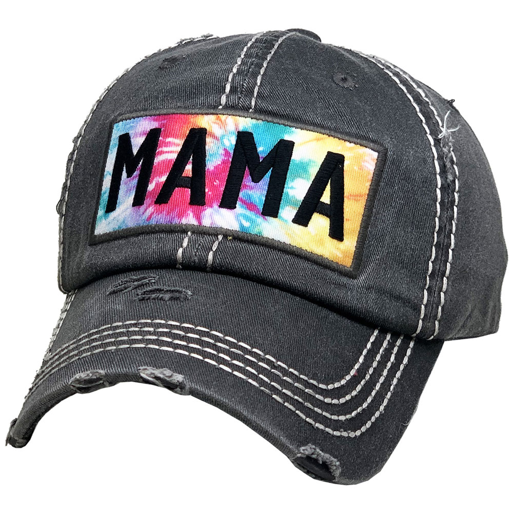 MAMA Tie Dye Washed Vintage Cap - Image 2