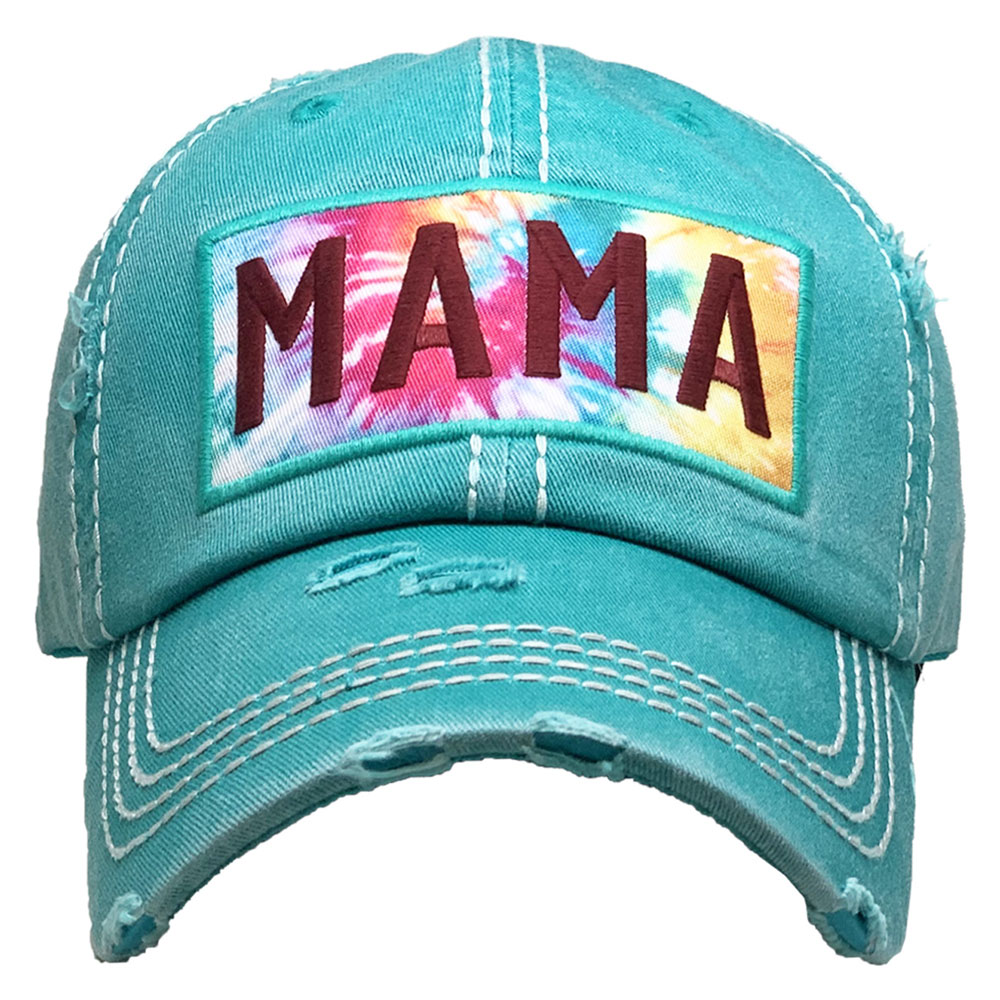 MAMA Tie Dye Washed Vintage Cap