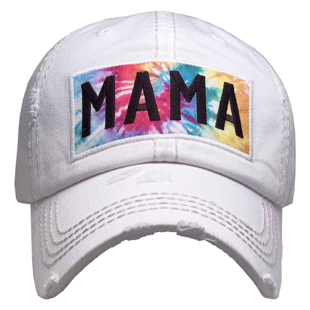 MAMA Tie Dye Washed Vintage Cap