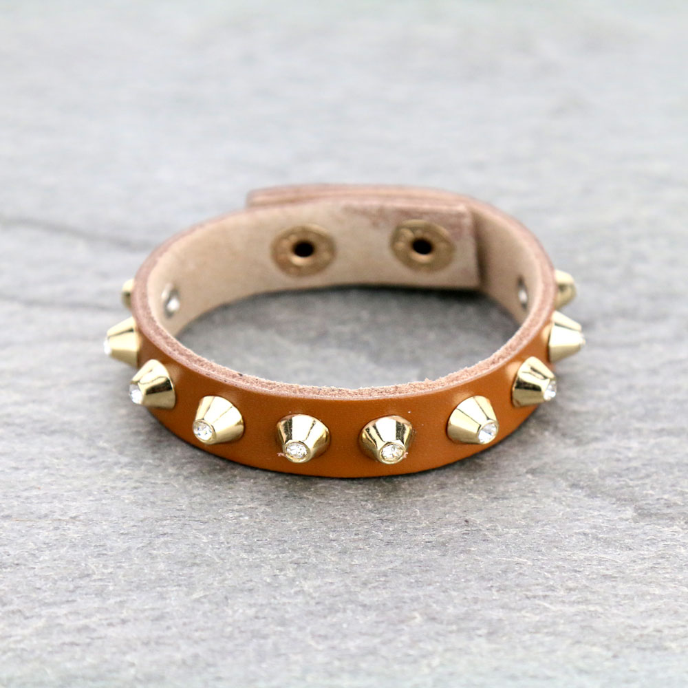 Western Style Leather Band Bracelet