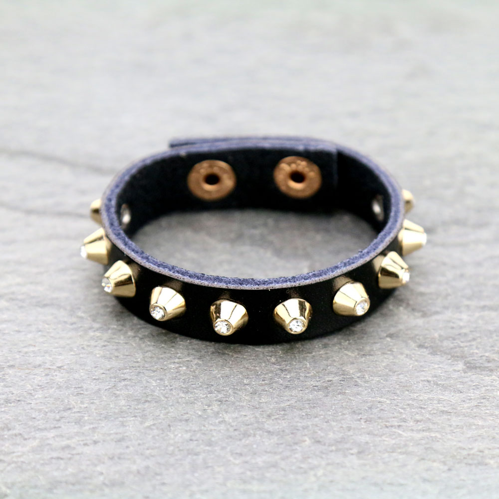Western Style Leather Band Bracelet