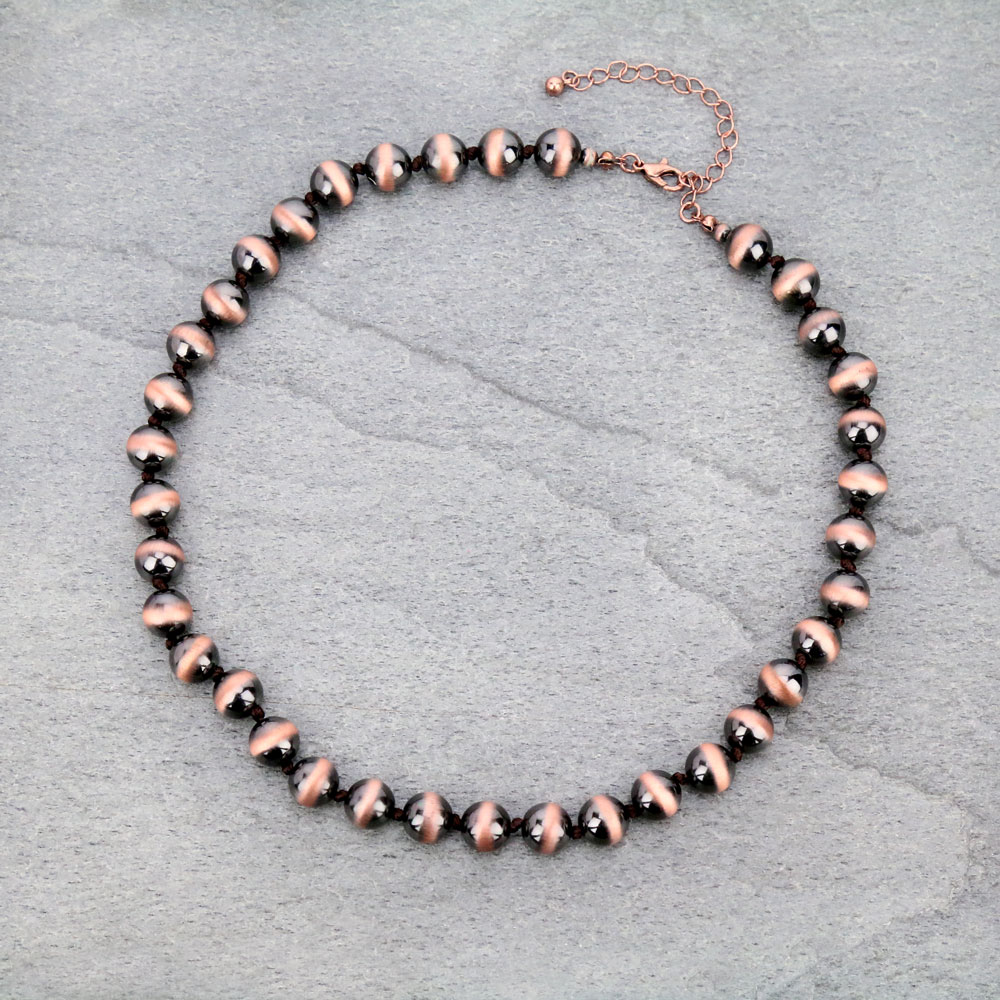 Navajo Style Pearl Necklace