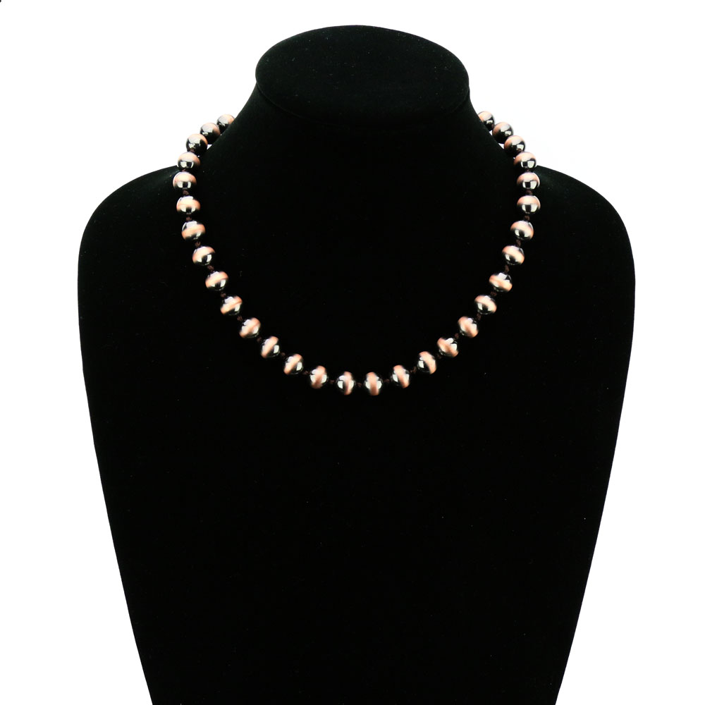 Navajo Style Pearl Necklace - Image 2