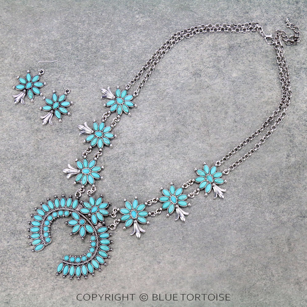 Squash Blossom Necklace Set