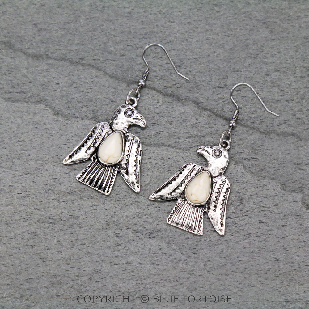 Western Thunderbird Dangle Earrings