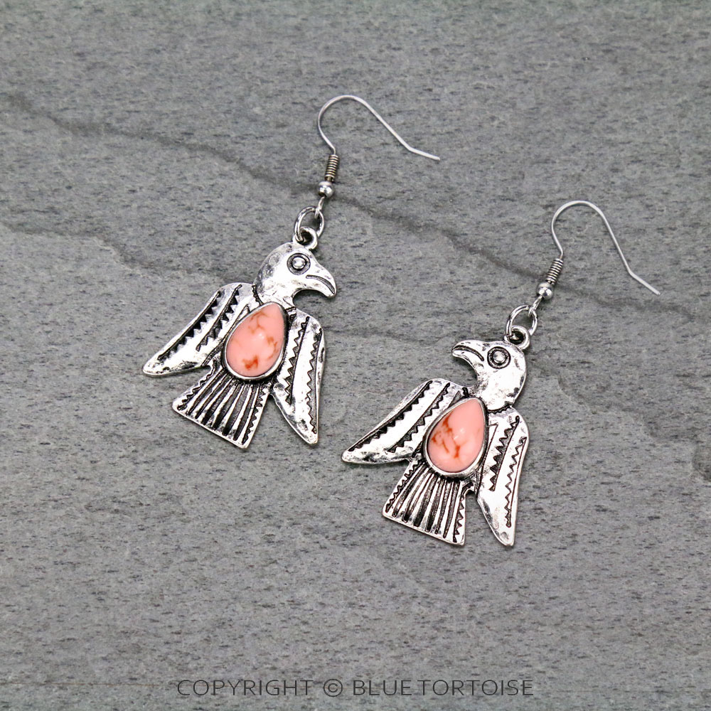 Western Thunderbird Dangle Earrings