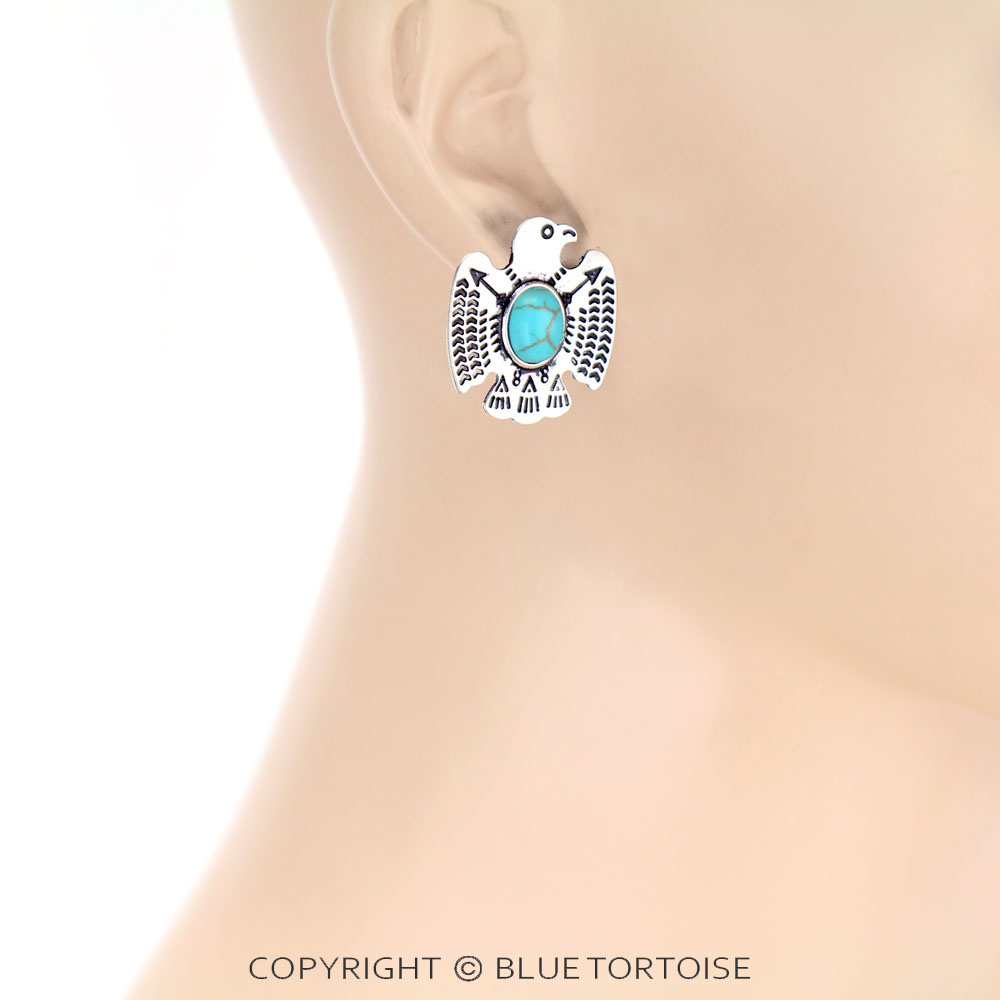 3 Pair Western Thunderbird Earring Set - Image 2