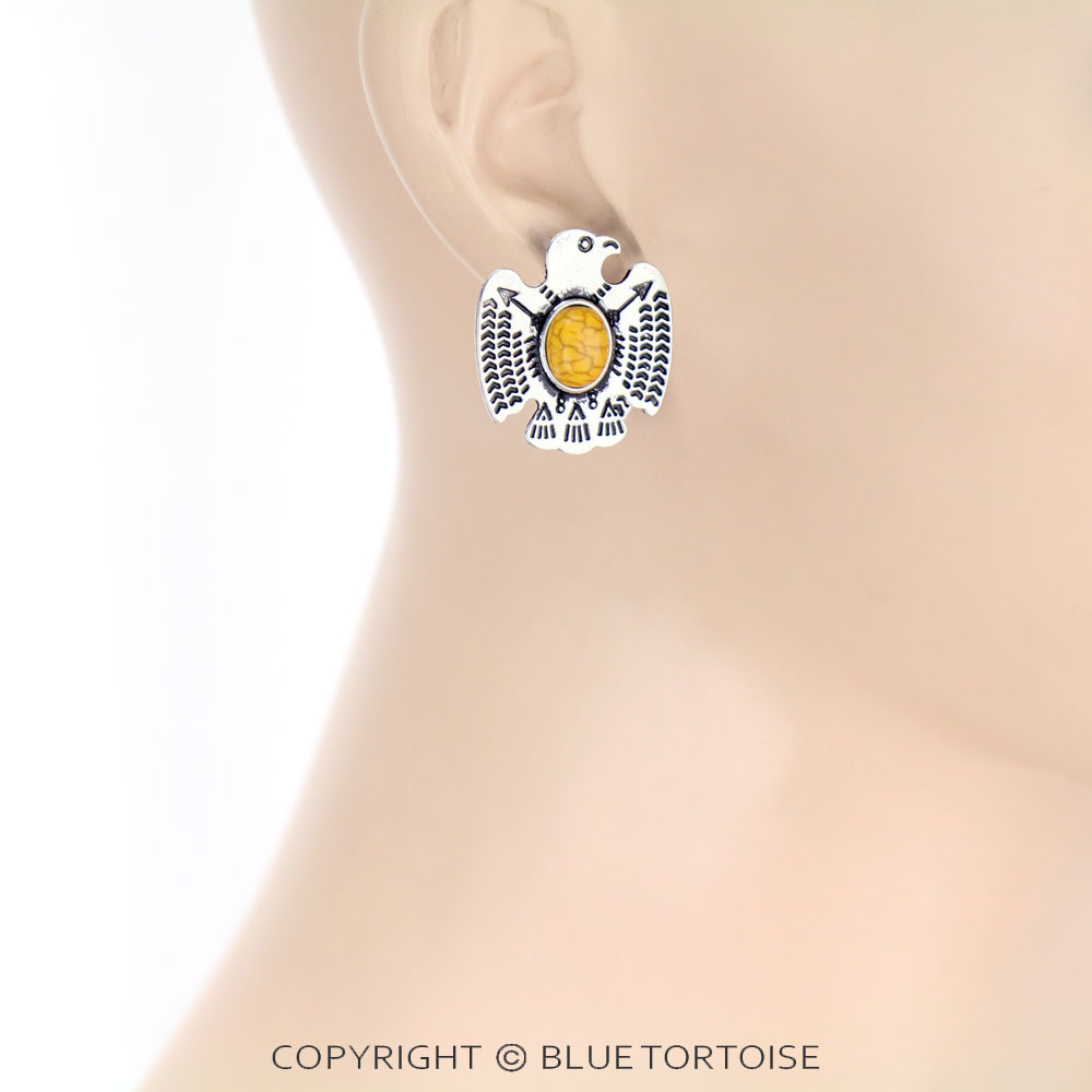 3 Pair Western Thunderbird Earring Set - Image 2
