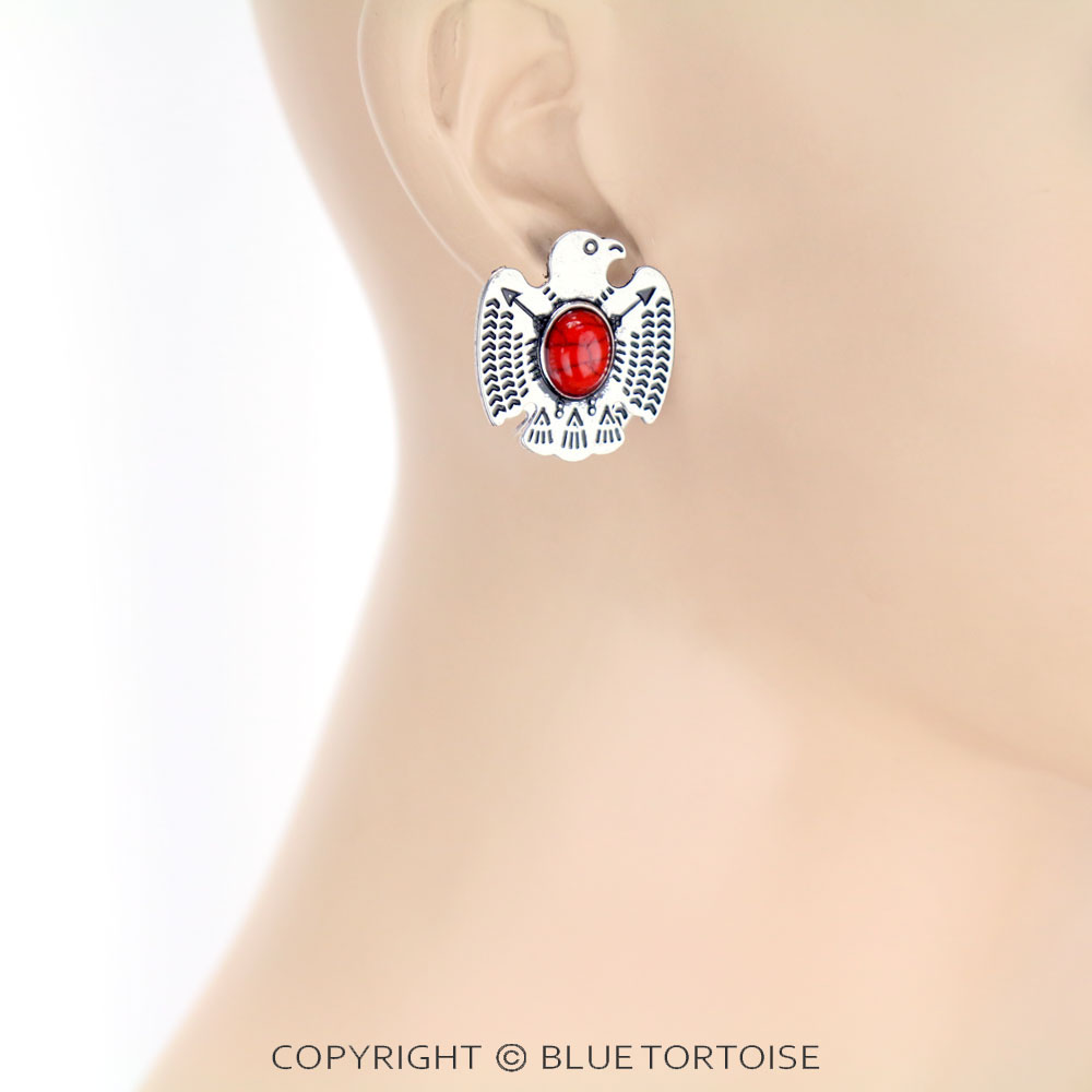 3 Pair Western Thunderbird Earring Set - Image 2