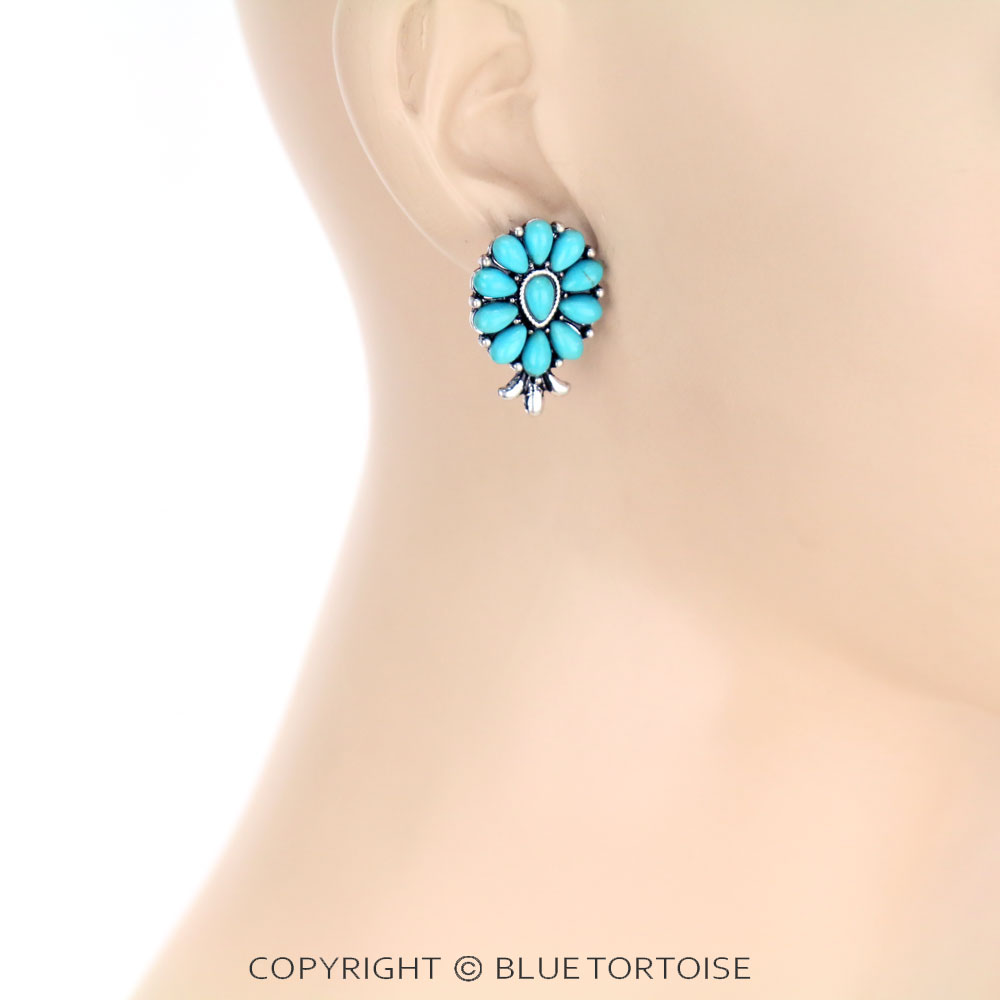 3 Pair Western Concho Earring Set - Image 2