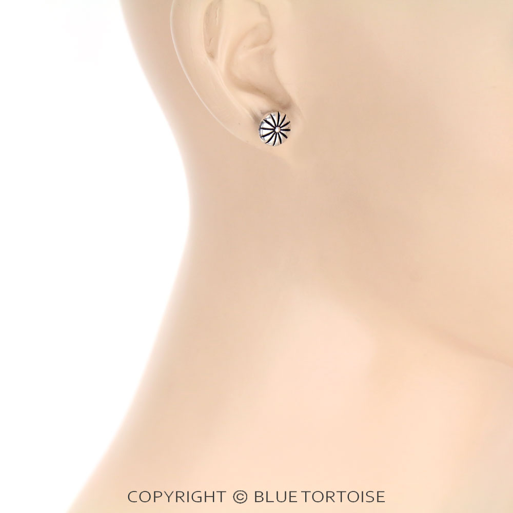 3 Pair Western Concho Earring Set - Image 4