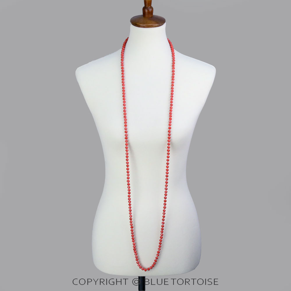 60" Endless Crystal Bead Necklace - Image 2