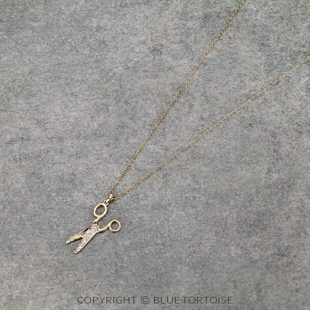 Scissors Pendant Necklace