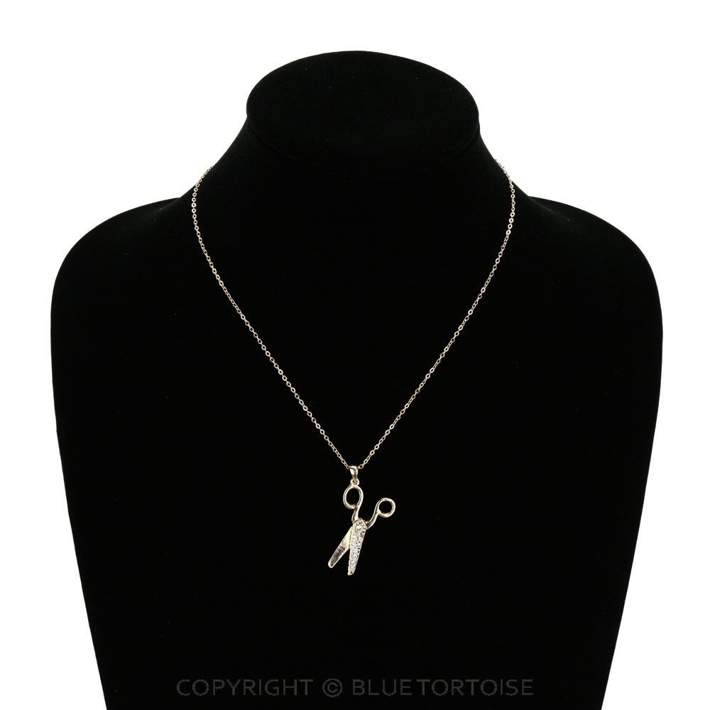 Scissors Pendant Necklace - Image 2